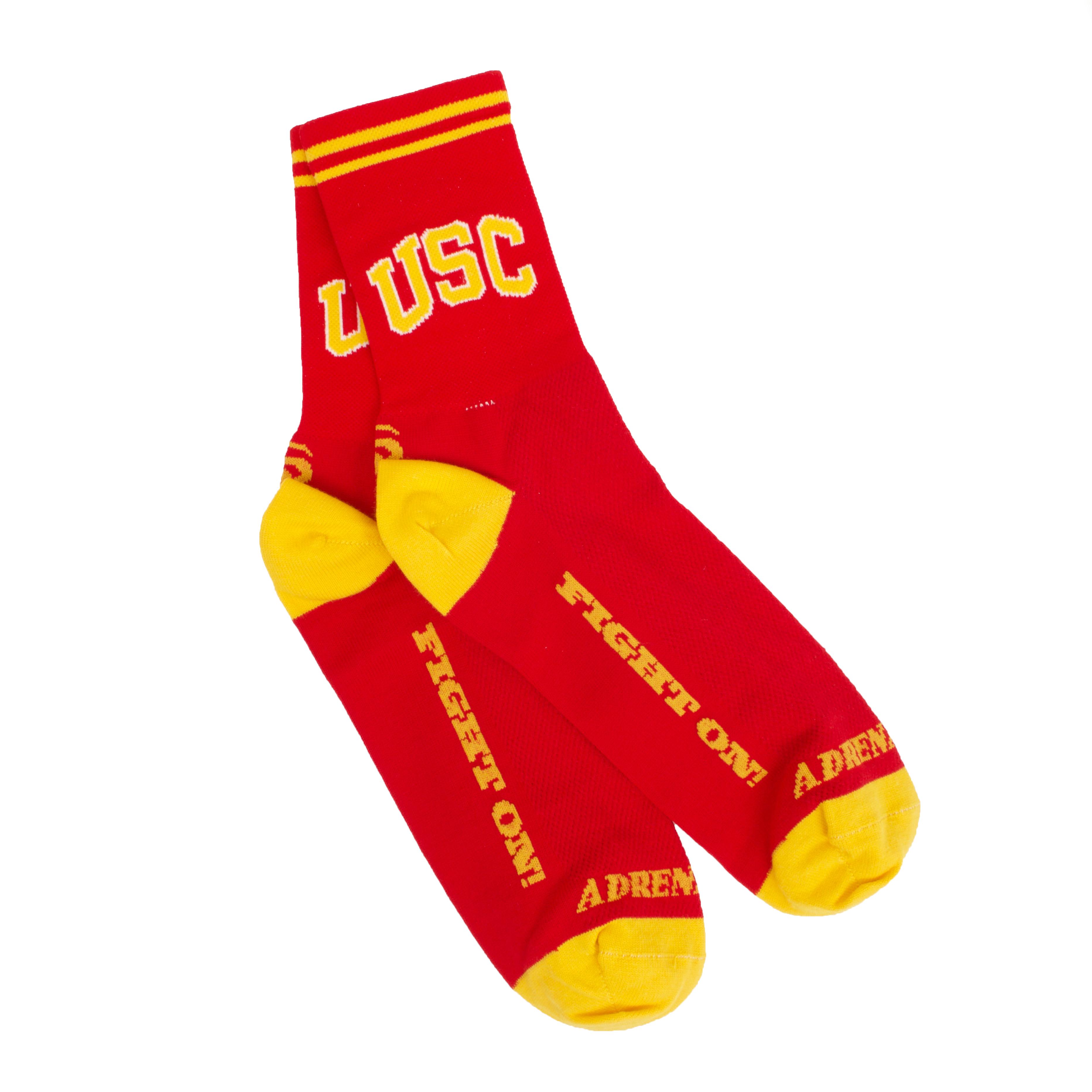 USC Arch Unisex Adrenaline Fight On Cycling Sock image01